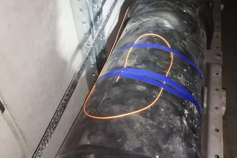 隧道电缆接头荧光光纤测温系统